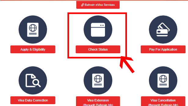image title Check Visa Status in Bahrain step 2