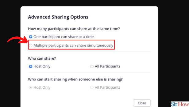 Image titled enable multiple participants can share screen in zoom meeting step 5