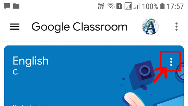 image title Archive Google Classroom step 2