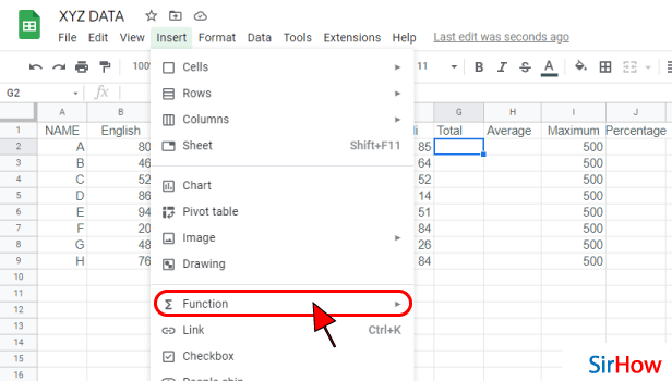 image  titled Add Sum in Google Sheets    step-4