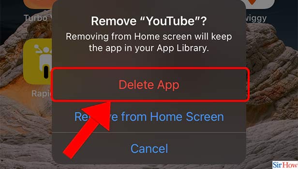 Image titled Delete YouTube App on iPhone Step 3
