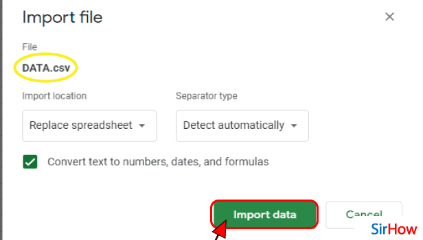 image titled Import CSV File Into Google Sheets step 7