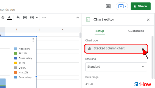 image titled Insert Column Chart in Google Sheets step 5