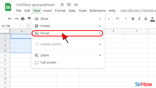 image titled make group in google sheets  step 4