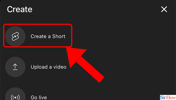 Image titled Upload Shorts on YouTube from iPhone Step 3