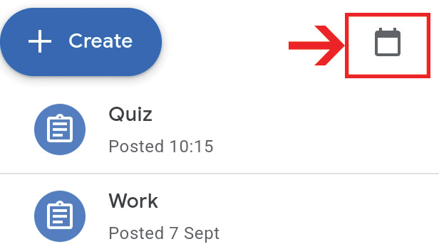 image title Add a Calendar to Google Classroom step 4