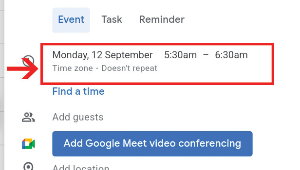 image title Add Events to Google Classroom Calendar step 5