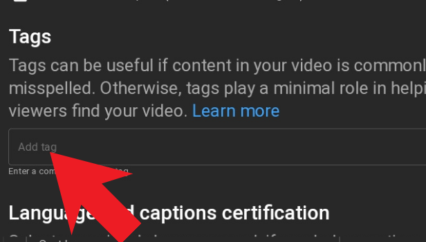 Image titled add tags in YouTube videos step 6