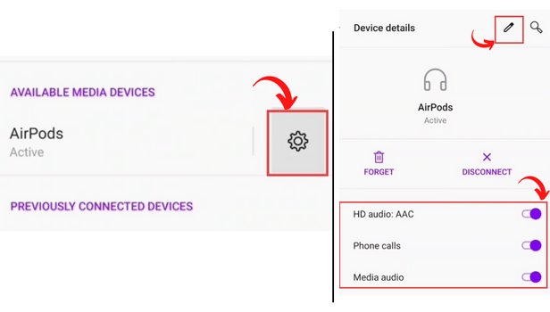 konkurs plade bjærgning How to change Airpod settings on Android : 4 steps (with Pictures)