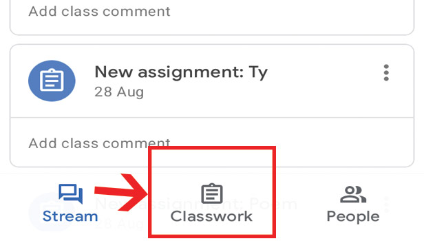image title Change Due Date on Google Classroom step 3