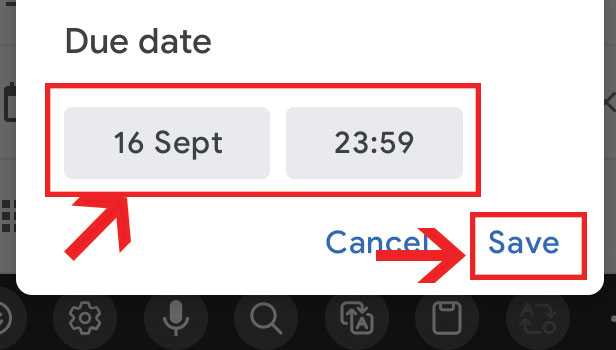 image title Change Due Date on Google Classroom step 5