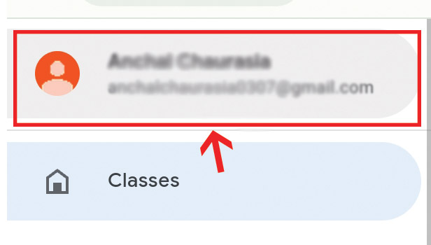 image title Change My Name in Google Classroom step 3