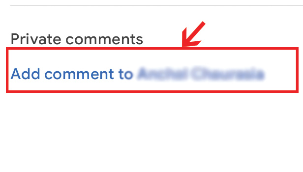 image title Comment in Google Classroom step 5