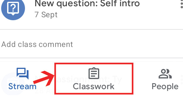 image title Copy Material from One Google Classroom to Another step 3