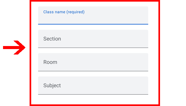 image title Create a Course in Google Classroom step 4