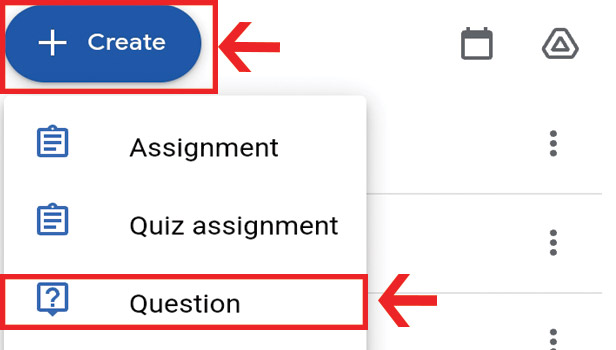 image title Create a Discussion Board in Google Classroom step 4