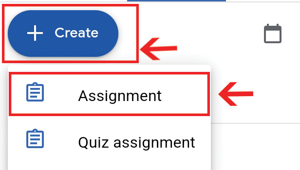 image title Create a Survey in Google Classroom step 4