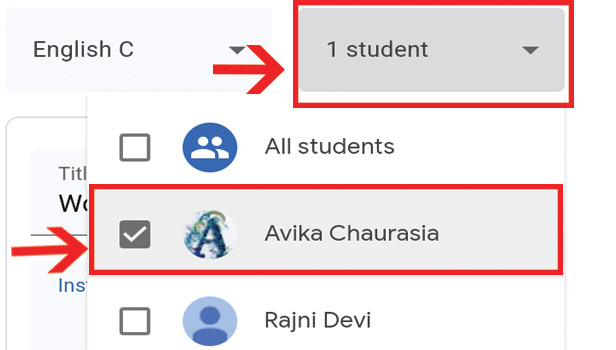 image title Create Groups in Google Classroom step 6