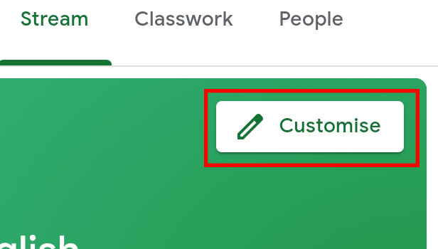 image title Customise Google Classroom Banner step 3