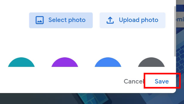 image title Customise Google Classroom Banner step 6