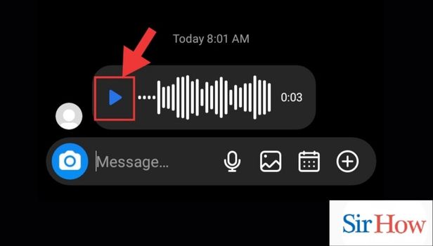 Image titled hear voice message on Instagram step 4