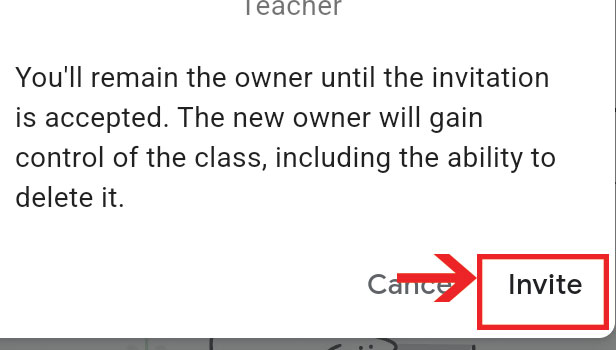 Image title Transfer Google Classroom to Another Gmail Account step 5