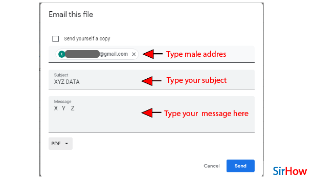 Image Title Email google sheets step 5