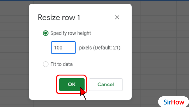 image titled How to Make Google Sheets Cells Square step 8