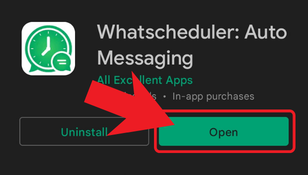 Image Title Schedule Whatsapp message step 4
