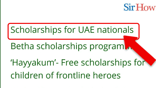 Image Titled apply for scholarships in UAE Step 2