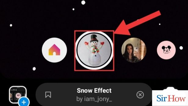 Image titled apply snow effect filter on Instagram step 7