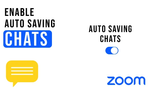 How to Enable Auto Saving Chats in Zoom