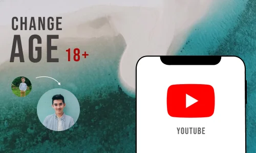 How to change age on you tube on iPhone