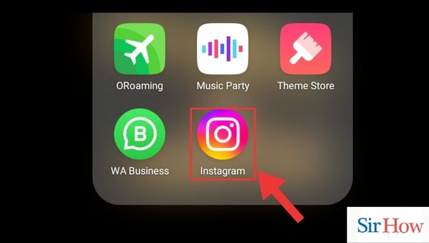 Open the Instagram app and login with an existing account.