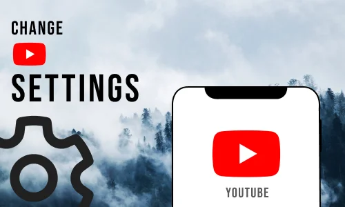 How to change you tube settings on iPhone