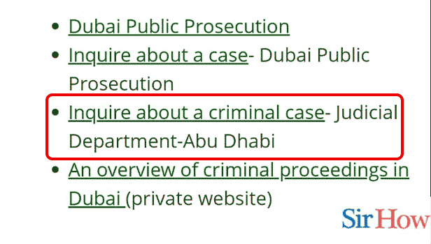 Image Titled check criminal case in UAE Step 2