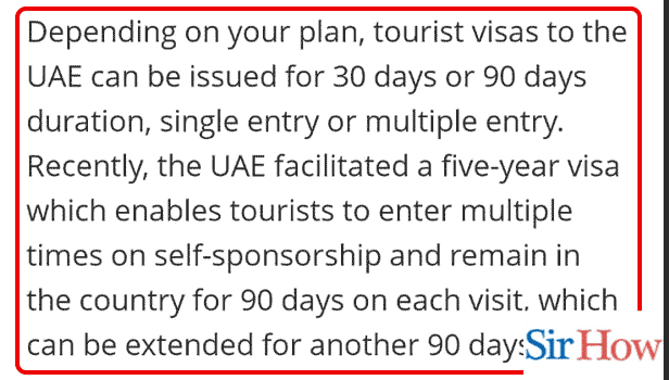uae visit visa validity period