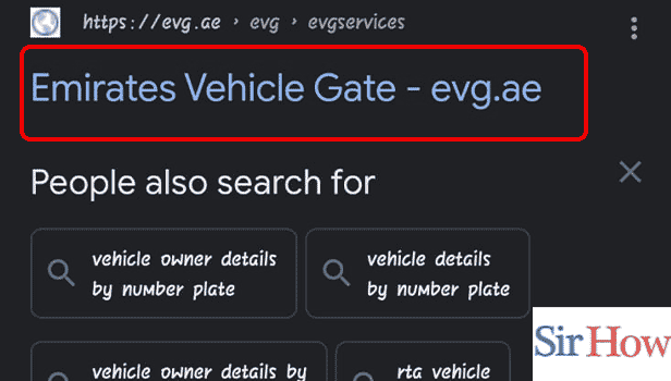 Image Titled check vehicle details in UAE Step 1