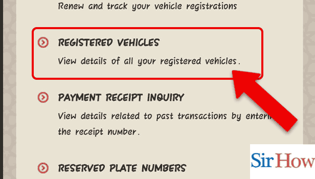 Image Titled check vehicle details in UAE Step 2