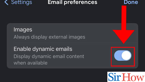 Image titled Disable Dynamic emails in Gmail App in iPhone Step 5