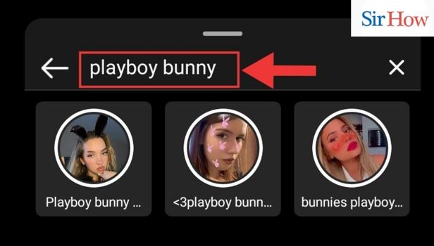 Image titled get playboy bunny filter on Instagram step 6