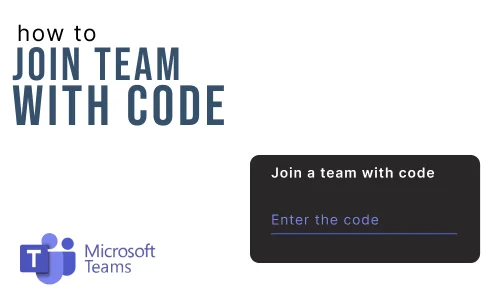 How to join team with code in Microsoft Teams