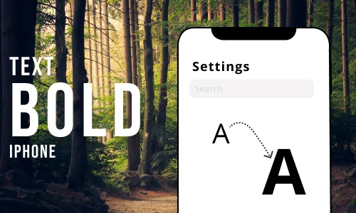 How to make the text bold in iPhone