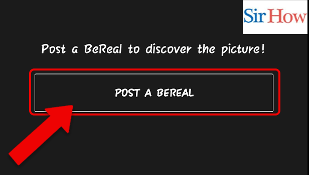 Image Titled post in BeReal Step 2