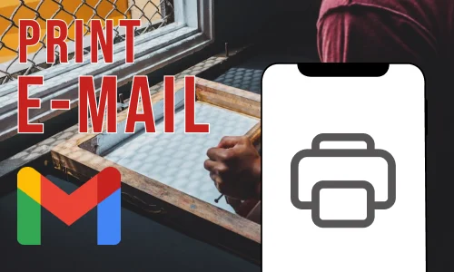 How to Print E-mail in Gmail App in iPhone