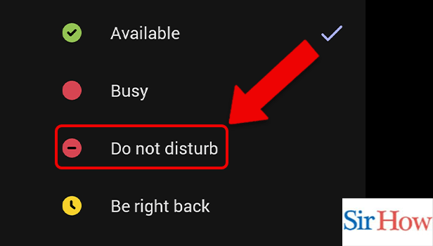 Image Titled put Microsoft teams on do not disturb Step 4