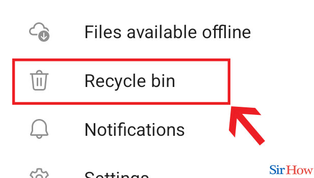 Image title Recover Onedrive Files step 3
