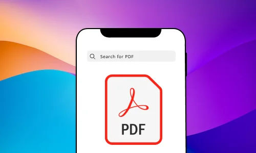 How to Search a PDF In iPhone