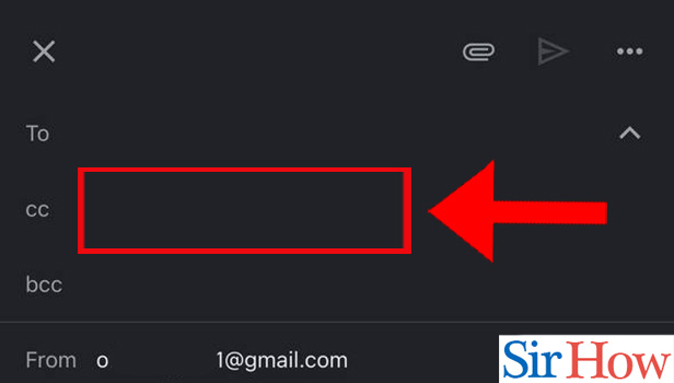 Image titled Send Email to multiple mails in Gmail App in iPhone Step 4