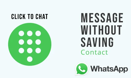 How to send Whatsapp messages without adding contact